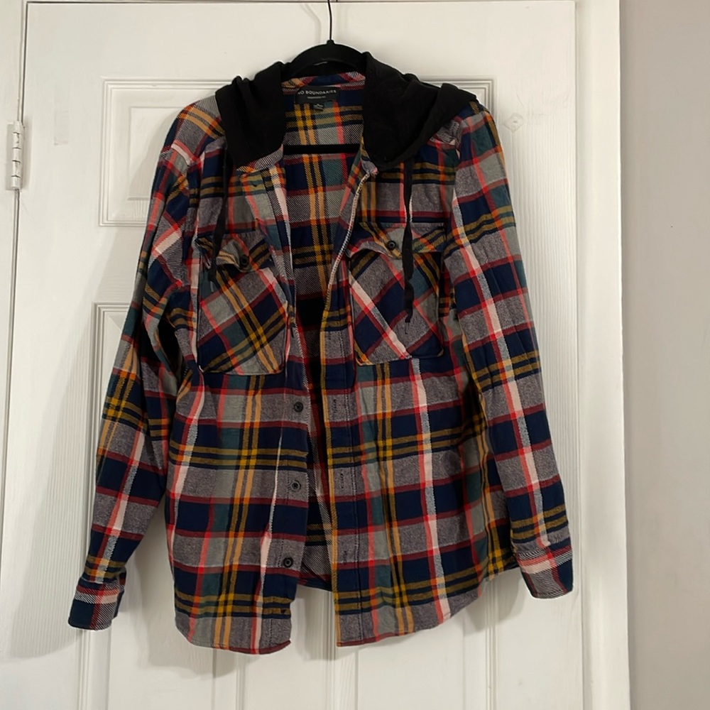 No Boundaries Oversized Flannel